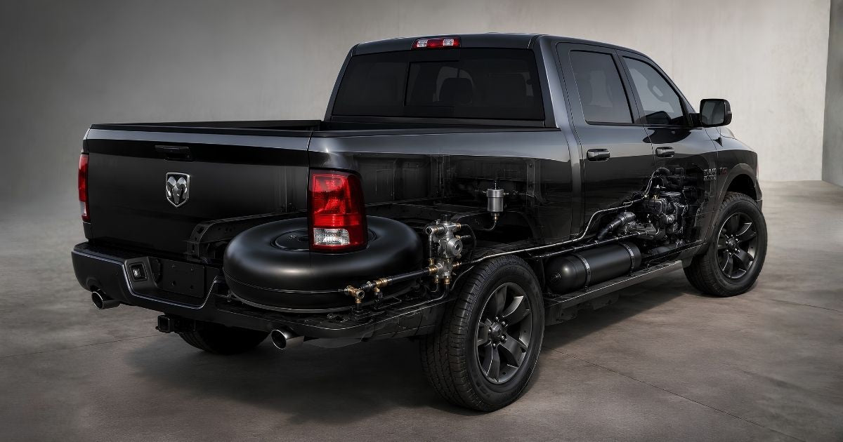 RAM 1500 mit Gasanlage