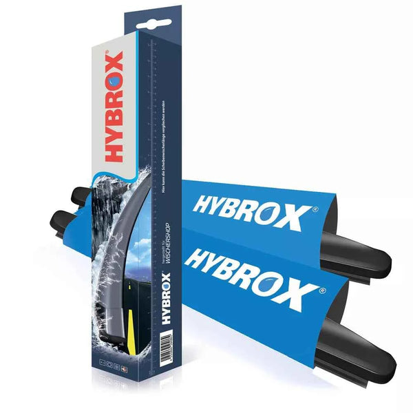 HYBROX Front Windscreen Wipers – US Models (Cadillac, Chevrolet, Ford, GMC, RAM, Chrysler)