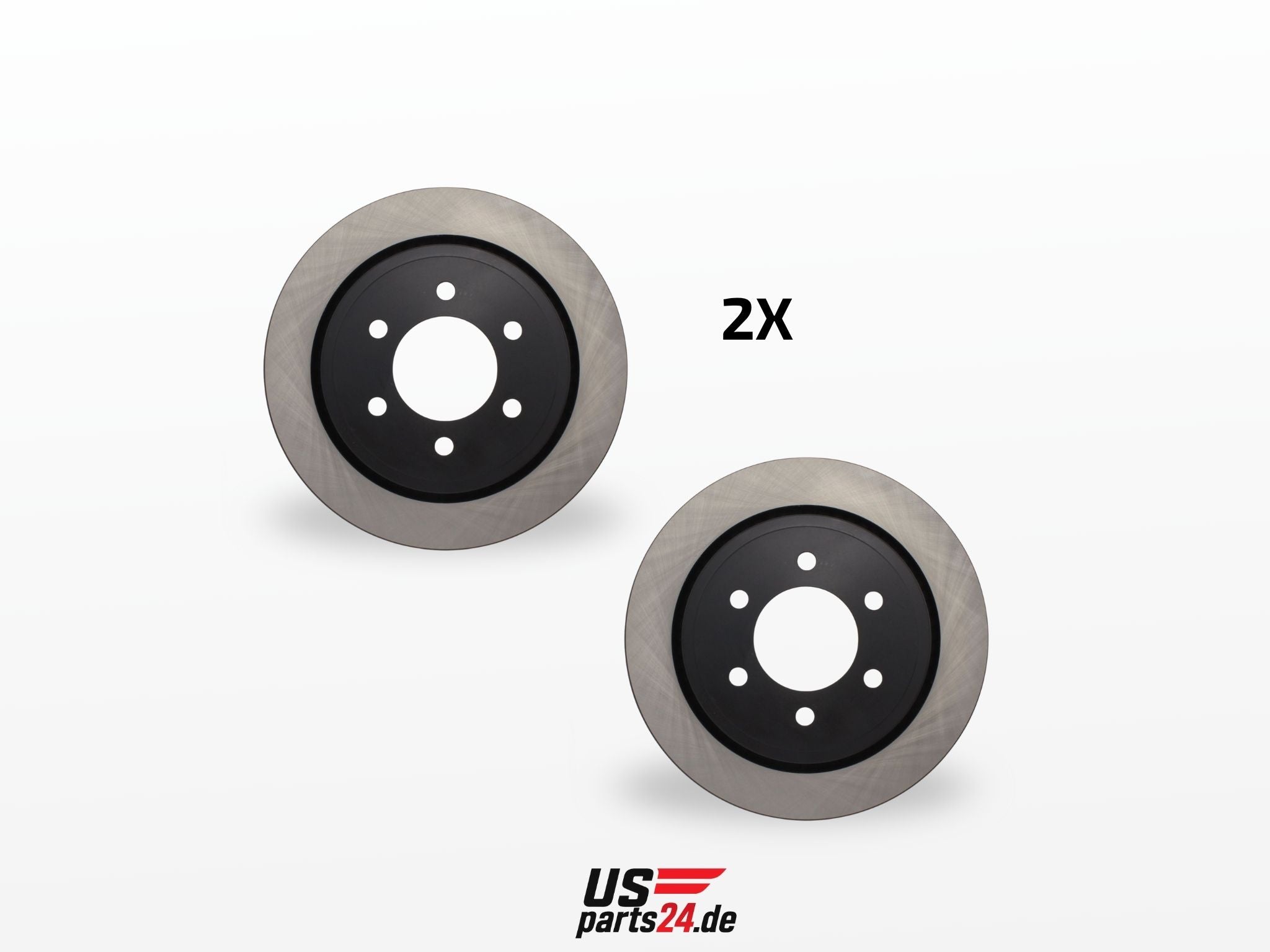 Premium Bremsscheiben-Set (Hinterachse, 6-Loch) – passend für Ford F-150 (2010–2020, elektrische Feststellbremse) - US-Parts24.de