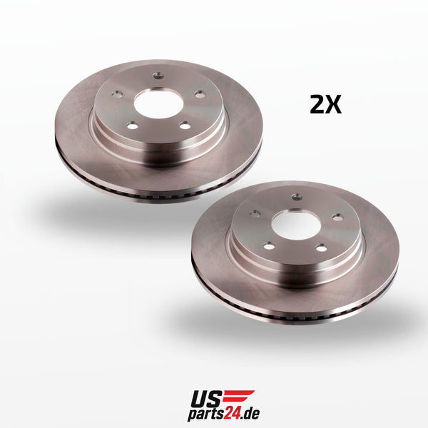 Premium brake disc set (front axle, 5-hole) – fits RAM 1500 (2011 – 2023)