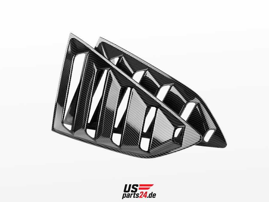 Seitliche Fensterabdeckungen in Carbon-Optik – passend für Chevrolet Camaro Coupe (2016–2022)