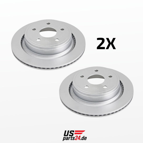 Premium brake disc set (rear axle, 5-hole) – suitable for RAM 1500 (2011 – 2023)