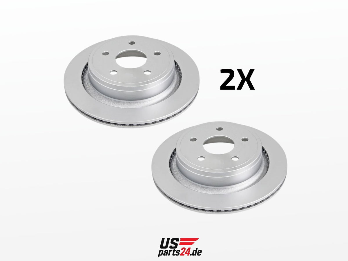 Premium Bremsscheiben-Set (Hinterachse, 5-Loch) – passend für RAM 1500 (2011 – 2023) - US-Parts24.de