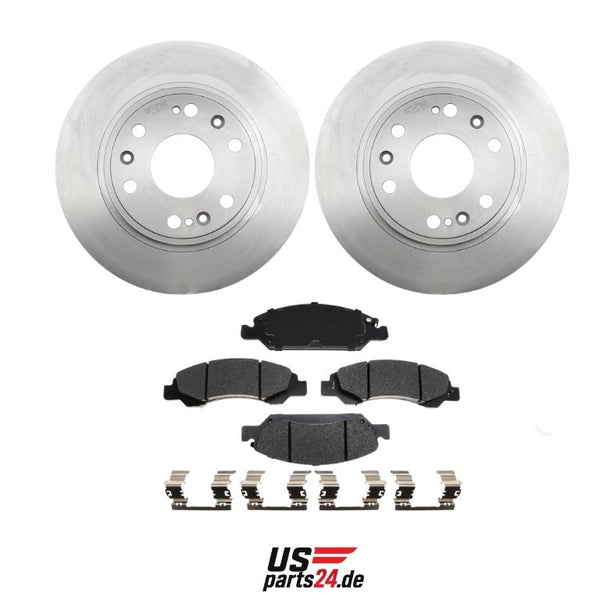 Complete front axle brake kit – brake discs & ceramic pads for Escalade & Co.