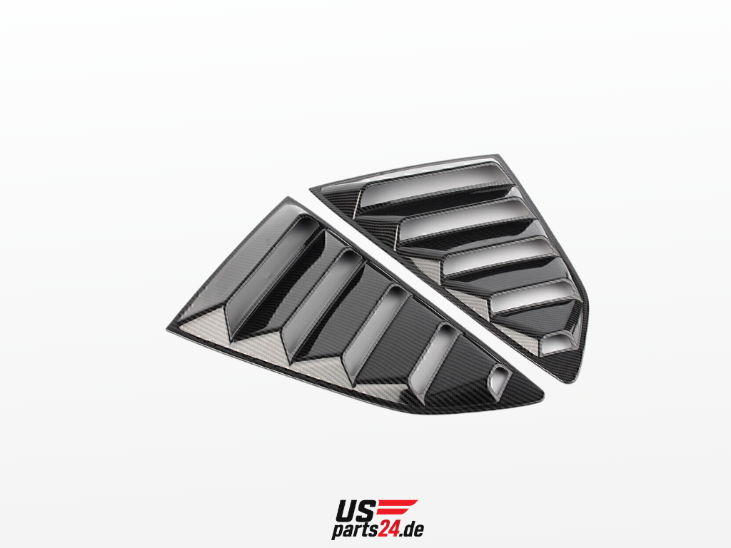 Seitliche Fensterabdeckungen in Carbon-Optik – passend für Chevrolet Camaro Coupe (2016–2022) - US-Parts24.de
