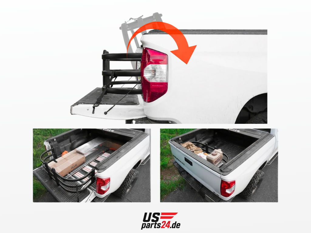 Ladeflächenverlängerung Pickup (verstellbar) – für Ford F-150, RAM & Pickups - US-Parts24.de
