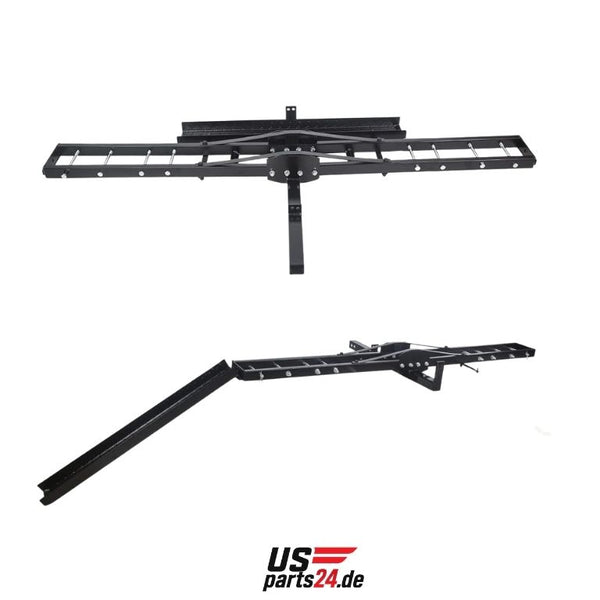 Motorcycle transport kit "DirtBike" with ramp – for pickups &amp; SUVs with 2" tow hitch