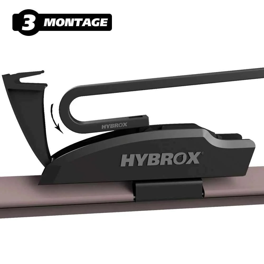 HYBROX Front Scheibenwischer – US-Modelle (Cadillac, Chevrolet, Ford, GMC, RAM, Chrysler)