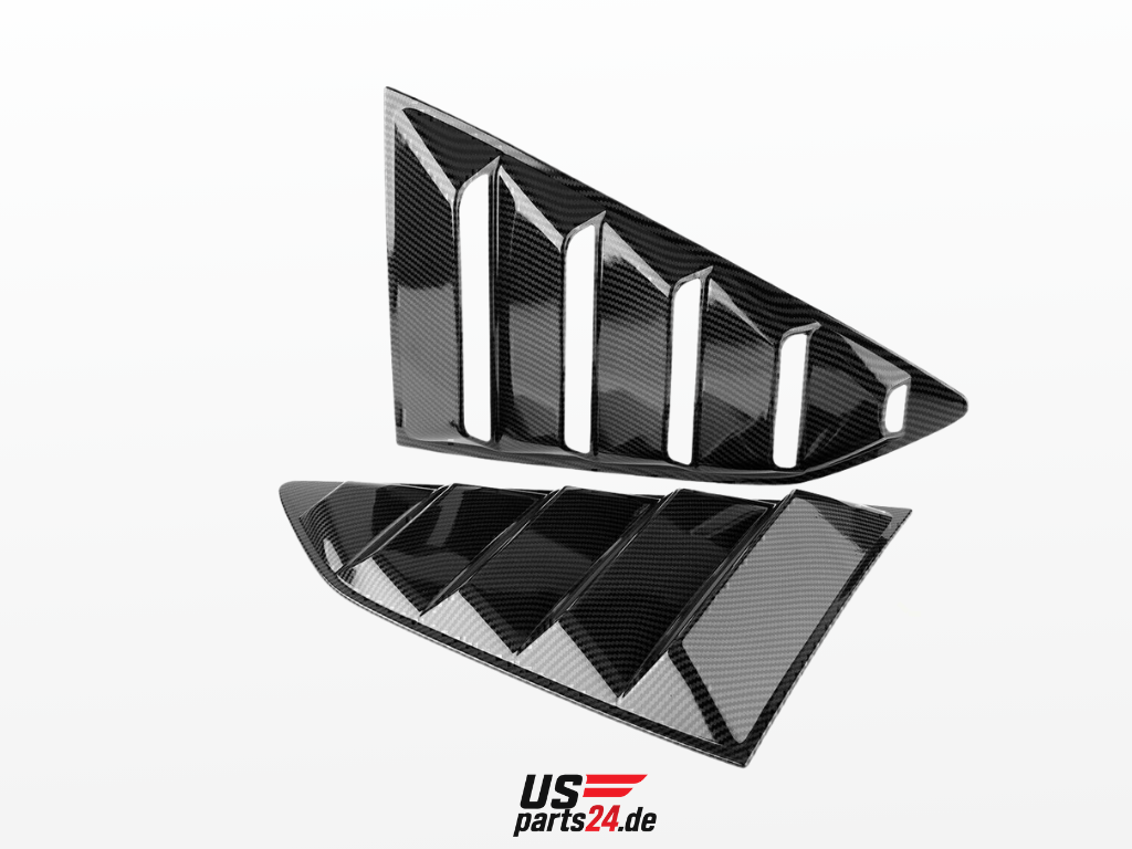 Seitliche Fensterabdeckungen in Carbon-Optik – passend für Chevrolet Camaro Coupe (2016–2022) - US-Parts24.de