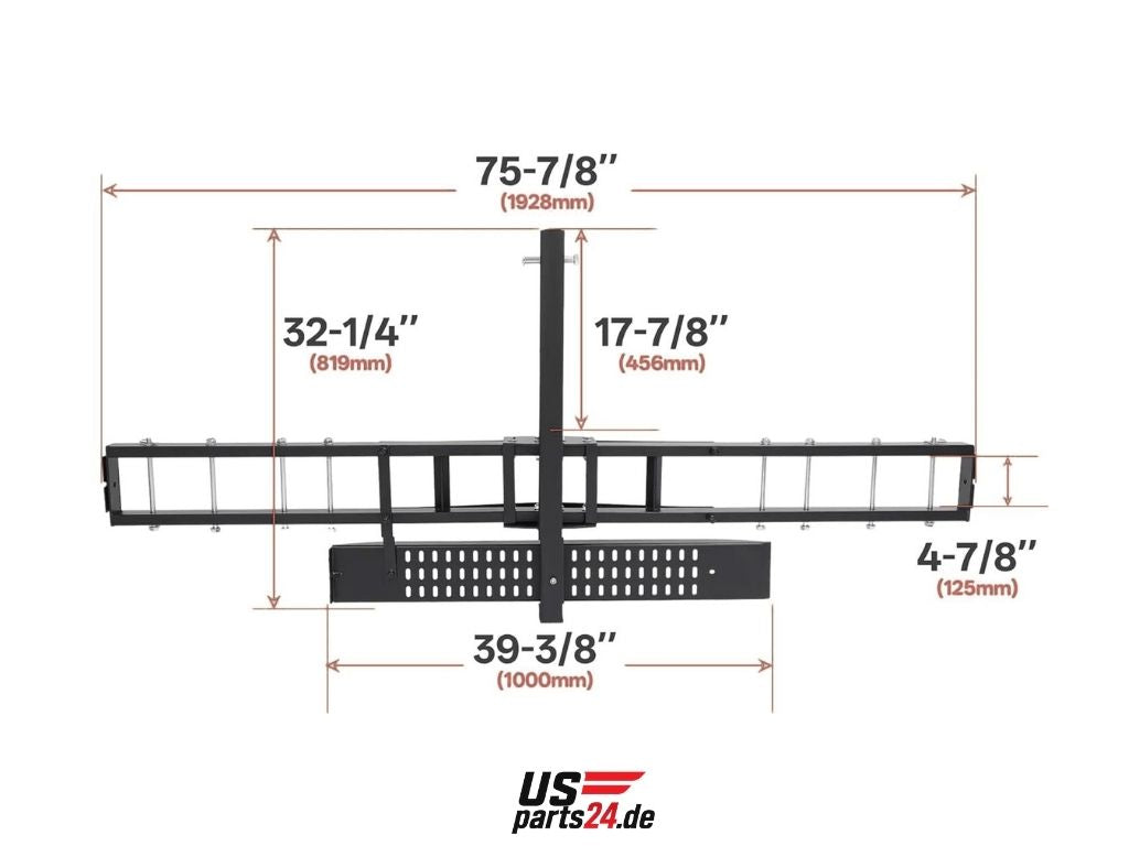Motorrad-Transportkit "DirtBike" mit Rampe – für Pickups & SUVs mit 2″ Anhängerkupplung - US-Parts24.de