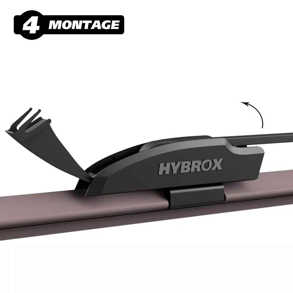 HYBROX Front Scheibenwischer – US-Modelle (Cadillac, Chevrolet, Ford, GMC, RAM, Chrysler)