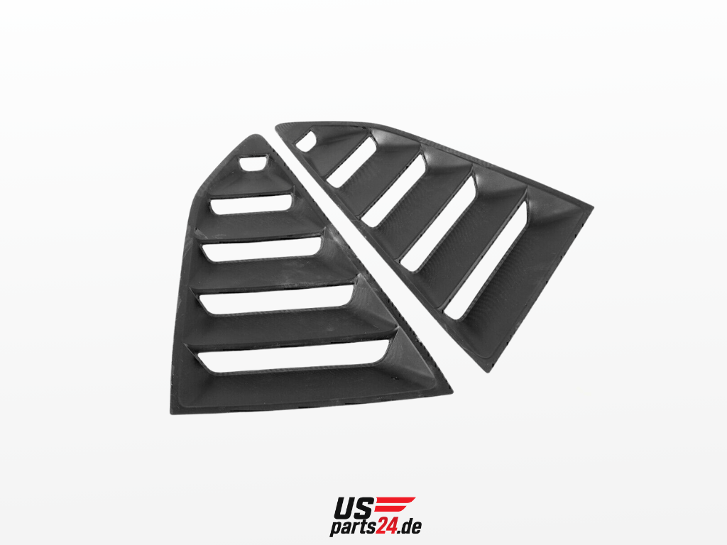 Seitliche Fensterabdeckungen in Carbon-Optik – passend für Chevrolet Camaro Coupe (2016–2022) - US-Parts24.de