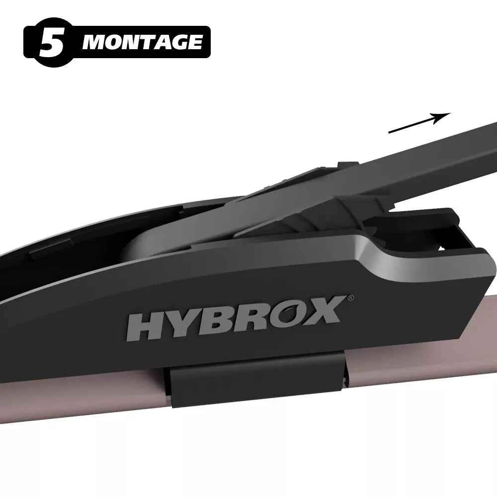 HYBROX Front Scheibenwischer – US-Modelle (Cadillac, Chevrolet, Ford, GMC, RAM, Chrysler)