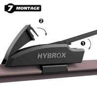 HYBROX Front Scheibenwischer – US-Modelle (Cadillac, Chevrolet, Ford, GMC, RAM, Chrysler)