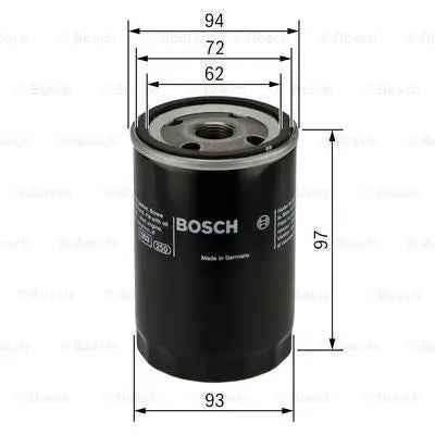 Bosch Ölfilter (Anschraubfilter M22 x 1,5) Camaro, Challenger & mehr